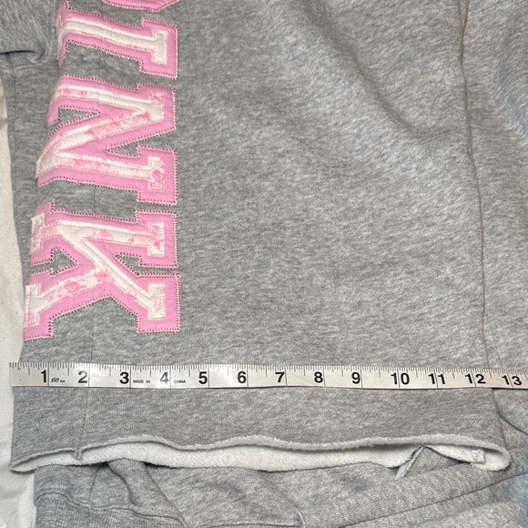 NEW! PINK Victoria's Secret x Love Shack Fancy Sweatshirt & Sweatpants Set Large - Picture 15 of 16